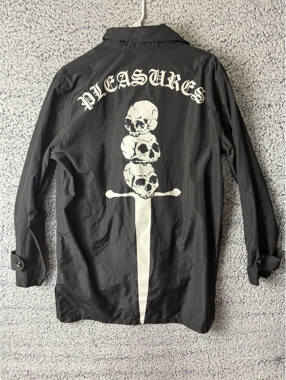 Pleasures Toxic Long Jacket Black Size Small